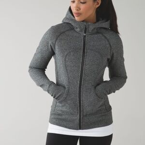 Lululemon Athletica Gray Scuba Hoodie Jacket